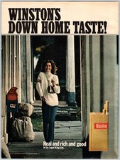 1971 PRETTY WOMAN WINSTON CIGARETTES Vintage 8