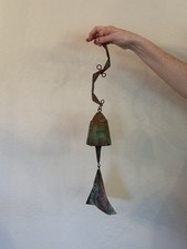 Vintage Paolo Soleri Cosanti Bronze Wind Bell Chime Sculpture 22” Patina picture