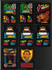 1983 Topps Video Donkey Kong Jr. (6) and 2 Topps 1982 Topps Donkey Kong Lot picture