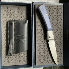 Benchmade 315 Successor Blue Aluminum Handle Manual Open Slip Joint Drop Point. picture