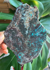 Chrysocolla Malachite Copper Ore Specimen 219g Golden Inclusions Nevada Californ picture
