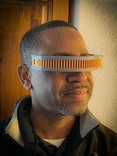 Star Trek Next Generation TNG Geordi La Forge Visor only Costume Prop Cos Play picture
