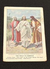 1923 Little Bible Lesson Pictures Jesus The Walk To Emmaus picture