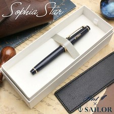 Sailor × Pent  Sophia Star Fountain Pen MF Nib Navy Special Edition NEW picture