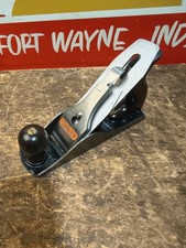 Vintage Stanley Bailey No. 4 Wood Working Plane Block Logo Blade  picture
