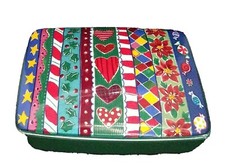 Mikasa Jenny Faw Christmas Candy Dish Trinket Box Merry Season Japan 6 3/4