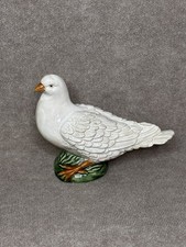 VTG Beautiful Italian Majolica Style Ceramic Dove/Pigeon Figure  picture