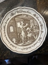 Hutschenreuther Der Glasmacher Pieroth 8” Porcelain Collector Plate Germany picture