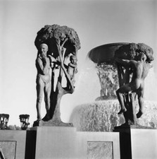 Sculptures By Gustav Vigeland Vigeland Park Part Frogner Park Oslo- Old Photo picture