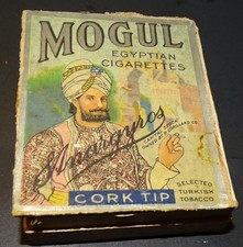 Circa 1910 Mogul Egyptian Cigarettes Box (empty) complete but broken flaps picture