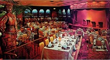 Postcard Chateau Renaissance North Bergen NJ Interior Dinning Room Stage picture