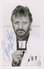 Ringo Starr 8x10 Photo Reprint Beatles Drummer Facsimile Autograph Wall Art picture