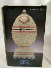 2001 MUSICAL WEDDING EGG MUSIC BOX ROYAL LIMITED 