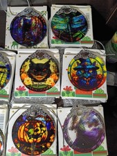 stained glass ornaments Lot Of 58 picture