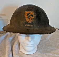 British WWII Helmet shell with Irish Unit Marking. 1940 date. picture