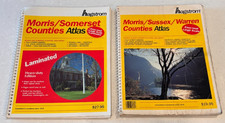2 NEW JERSEY, HAGSTROM ATLAS MAPS (Morris, Somerset & Morris, Sussex, Warren) picture