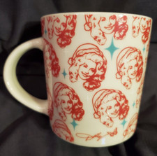 Dolly Parton Face 18 oz Porcelain Pink Mug picture