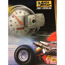 2001 AUTO METER COMPETITION INSTRUMENTS RACING CATALOG 99 Pg TACHOMETERS ETC. picture