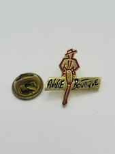Vintage Annie Boutique French Fashion Enamel Pin Badge Retro Advertising picture