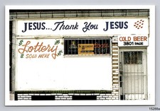 Thank You Jesus Liquor Store 3801 Page North St Louis MO Wm. Stage 1997 Postcard picture