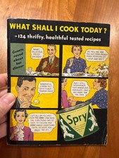 FREE SHIP 1940s Spry Shortening What Shall I Cook Today? Recipe Book picture