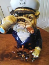 Man's Best Friend Sea Captin Bulldog stein A Stahl Germany #69/5000 EUC picture