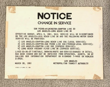 1961 LOS ANGELES METROPOLITAN TRANSIT AUTHORITY San Pedro Compton Long Beach picture