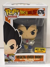 Funko Pop Vinyl: Dragon Ball Z Vegeta (Over 9000) #676 Hot Topic Exclusive NIB picture