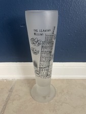 The Leaning Bellini Frosted Pilsner Glass picture