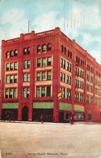 1911 Missoula Montana Savoy Hotel occupation #6405 Postcard 26- picture