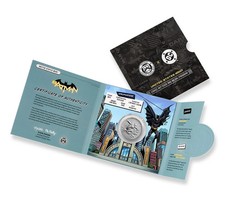 2025 DC Comics BATMAN 1 oz silver Mint packaging, unopened, WITH INCLUDED GIFT picture