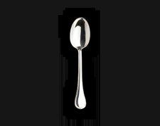 Steelite La Tavola 5513J003 Lucia Stainless Steel Oval Soup/Dessert Spoon - 12EA picture