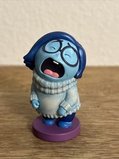 Sadness Emotion Disney Inside Out 2.7” Figure PVC Toy On Base picture