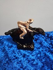 Vintage Avon Pony Express Aftershave Glass Decanter - Empty picture