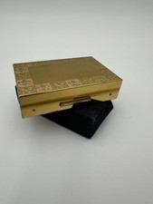 Vintage American Beauty Compact With Music Box, Made in USA Elgin Gold tone picture