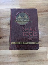 Greenfield Tap & Die Corp. Small Tools Catalog 1939 Number 39 picture
