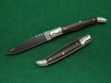 Black Ceramic Folding Slipjoint Knife • Gift Box • New Old Stock • picture