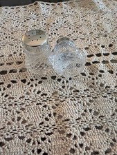 Vintage Hobnail Glass Clear Salt and Pepper Shakers Set of 2 - 1.5” picture