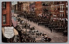 Parade On Main Street Rochester NY Industrial Exposition UDB Postcard TS-256 picture