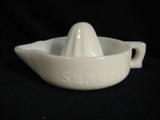 VINTAGE MILK GLASS SUNKIST REAMER picture