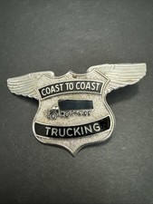 Vintage Coast To Coast Trucking Hat Badge Winged picture