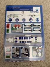 Caverton Twin Otter DHC 6-400 Safety Card picture