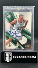 Larry Bird auto patch /50 game used jersey Authentic Fabrics Autograph picture