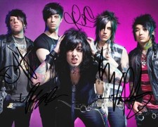 REPRINT - FALLING IN REVERSE PRINTED SIGNATURE / AUTOGRAPH REPRINT 8x10 Photo picture