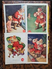 Vintage Santa Coca-Cola Christmas Advertisments 1959 - 1962 picture