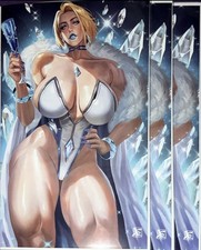 Boundless Fantasy 1 Emma Frost White Queen Full Set RMC Exc Not Totally Rad picture