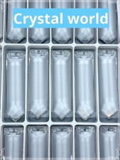 210 pcs Crystal Prism Sets Chandelier Lamp Parts Asfour Hanging Lamp Drops picture