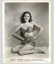 Actress Martha Vickers Warner Bros Publicity Portrait 1940s Press Photo picture