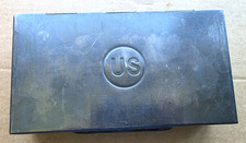 US WWII Model 1912 Colt Squad Cleaning Kit Metal Box Military Army Empty picture