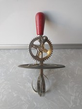 Eggbeater A&J USA Splash Shield Red Wood Handle picture